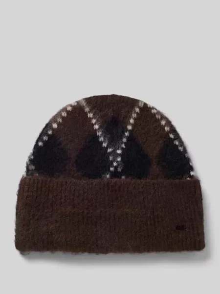 Czapka z wzór w romby model Arauta cap' Opus czarna