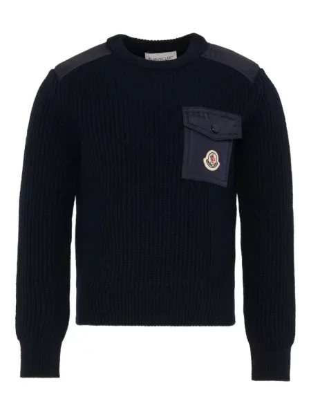 Sweter dziecięcy Moncler Enfant niebieski