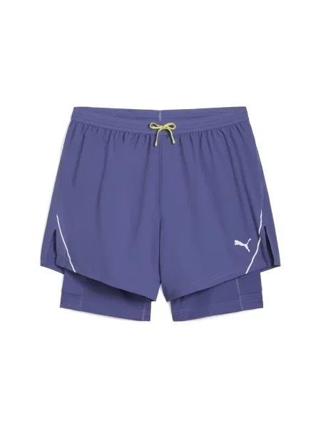PUMA szorty do biegania 2 w 1 ULTRAWEAVE 5" Akcesoria S niebieski