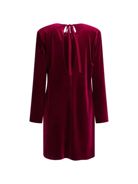 Rochie Semper cu spatele deschis de costum roșu