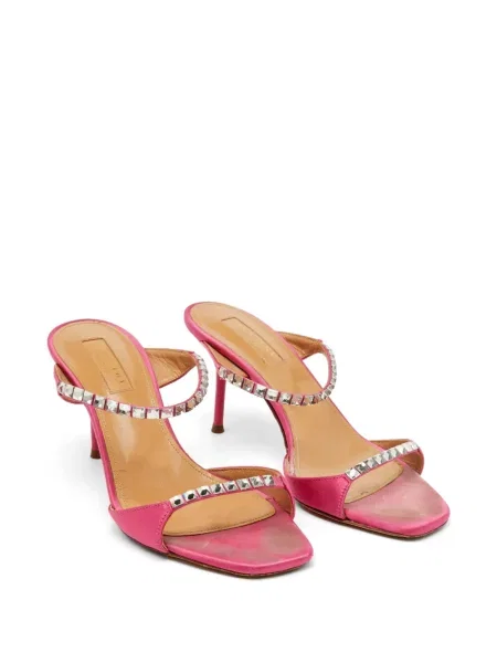 Sandale Aquazzura din satin roz