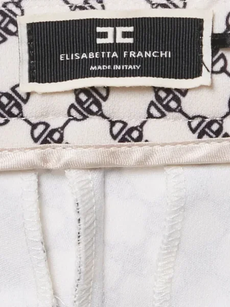 Hlače Elisabetta Franchi s printom