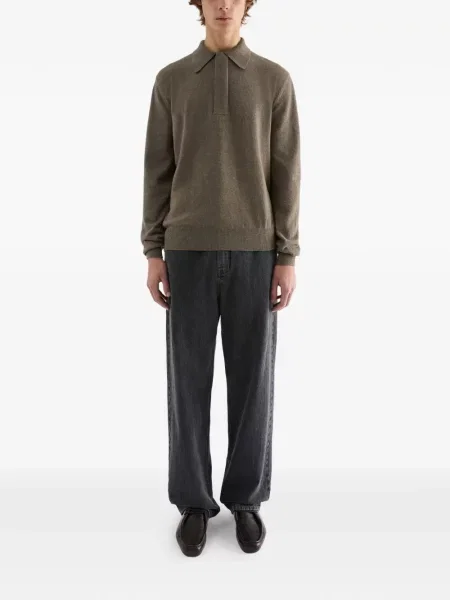 Pulover Jil Sander de lână maro