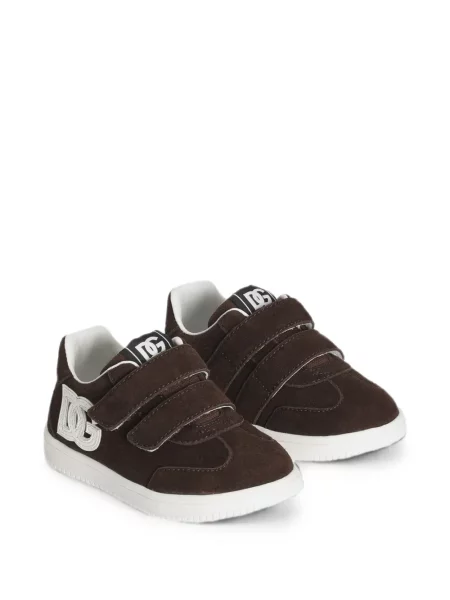 Sneakersy dziecięce Dolce And Gabbana brązowe