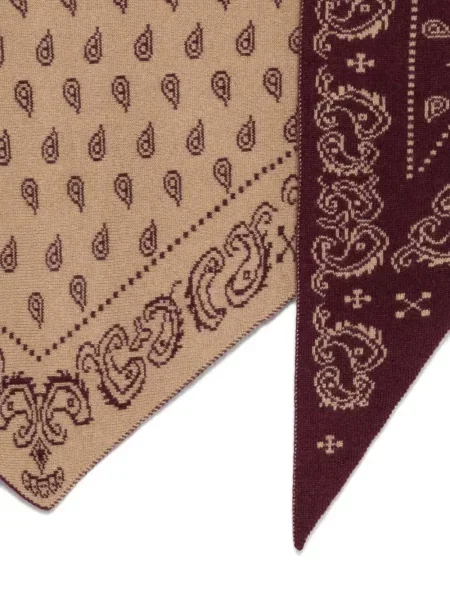 Fular Guest In Residence din cașmir cu model paisley