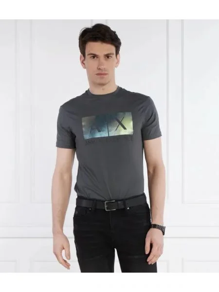 Armani Exchange Tricou gri