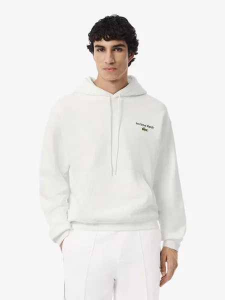 Худи Lacoste белое