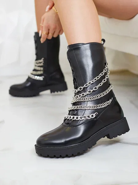 Botine Resti negru