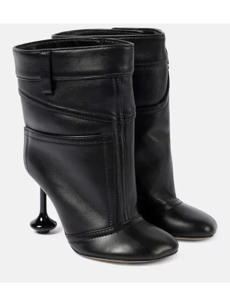 Cizme scurte Loewe din piele negru