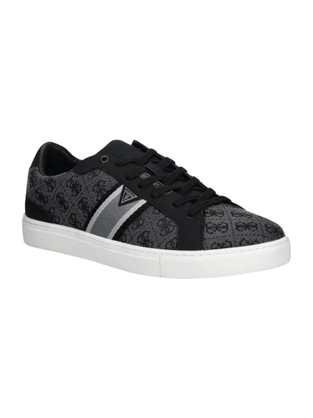 Sneakersy Guess skórzane czarne