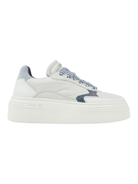 Sneakersy Via Vai skórzane białe