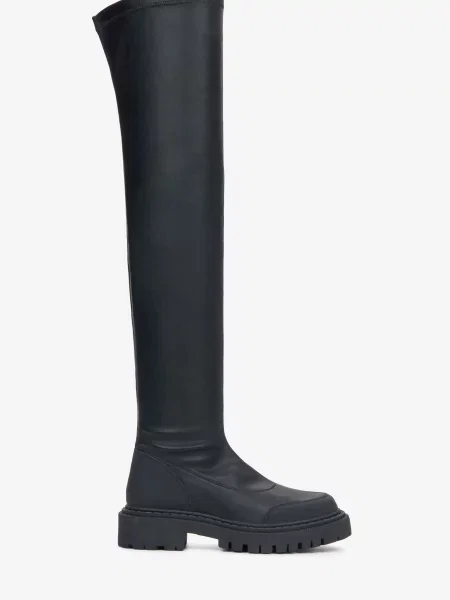 Ботфорты Estro черные