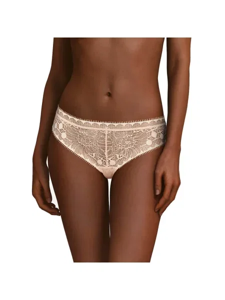 Кружевные трусики бразилиана чорні