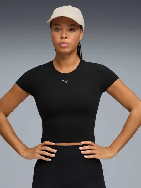 Детская спортивная футболка Puma черная