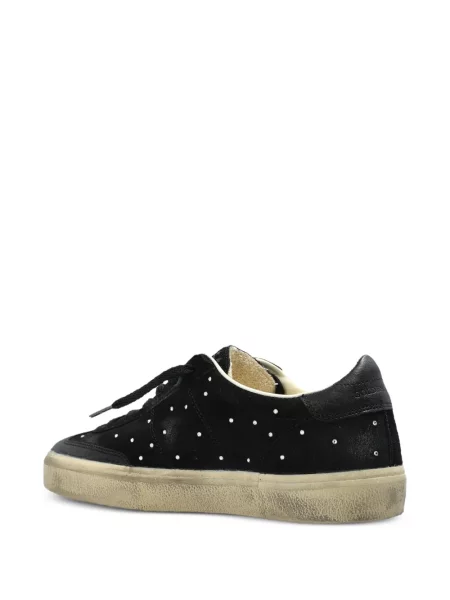 Top Golden Goose din piele de căprioară negru