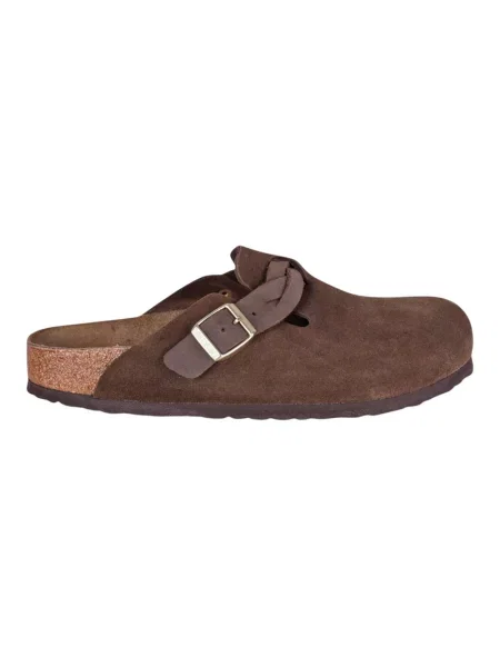 Klapki Birkenstock brązowe