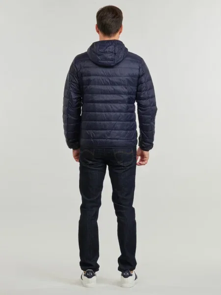 Geacă cu puf Emporio Armani Ea7 albastru