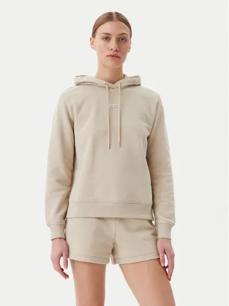 Calvin Klein Jeans Bluză Placed Institutional bej