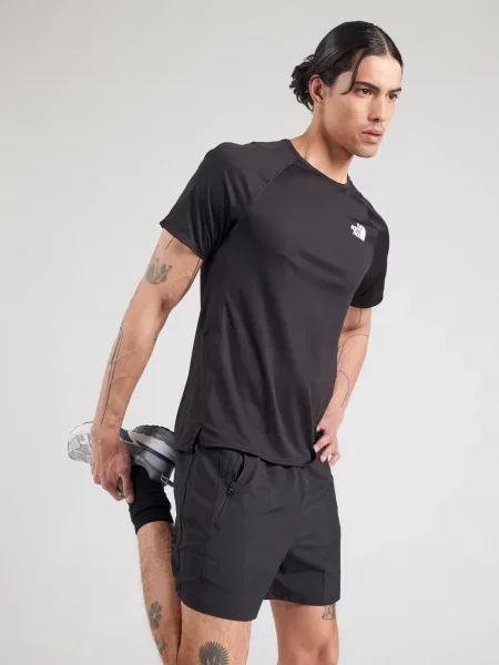 THE NORTH FACE Tricou funcțional SUNRISER negru alb