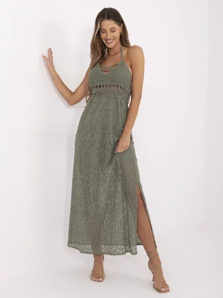 Rochie Italy Moda de costum kaki