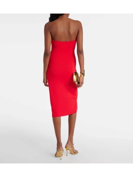 Rochie midi Staud până la genunchi de costum roșu
