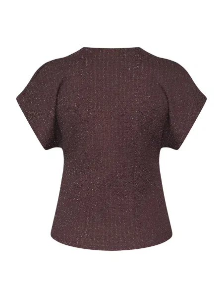 SISTERS POINT Bluză ciocolatiu