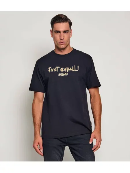 Just Cavalli Tricou Logo Shade negru