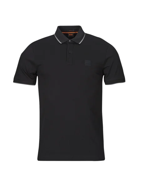 Polokošeľa Boss čierna