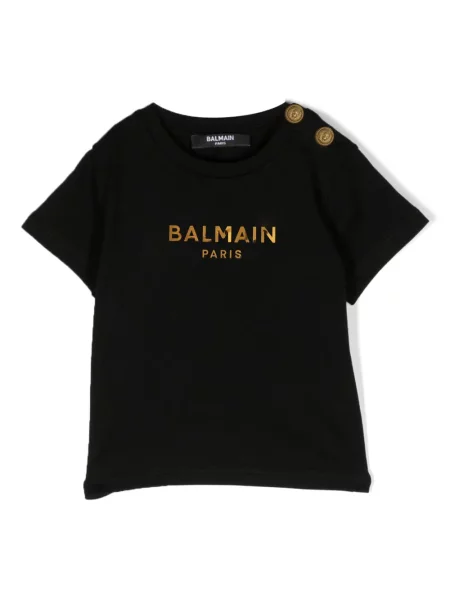 Koszulka dziecięca Balmain czarna