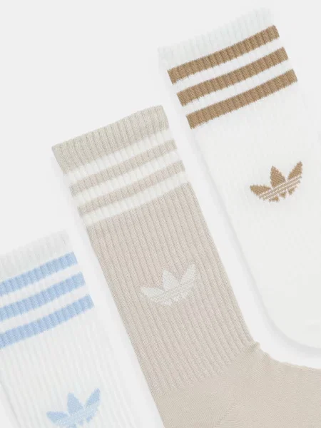 Носки Adidas Originals в полоску белые