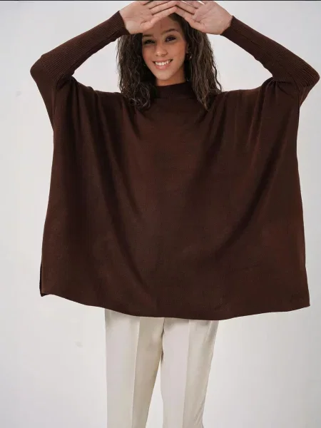 Bigdart Svetr Pullover karamelová