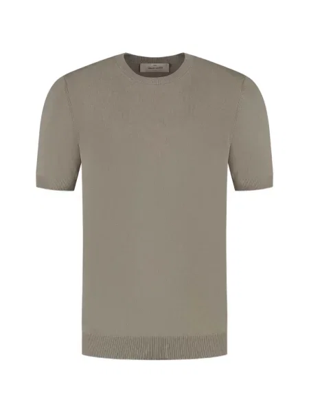 Tricou Gran Sasso cu decolteu rotund verde
