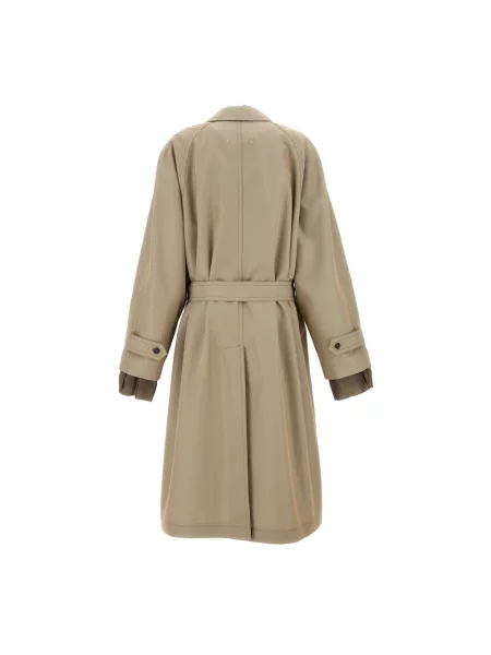 Długi płaszcz Maison Margiela beżowy