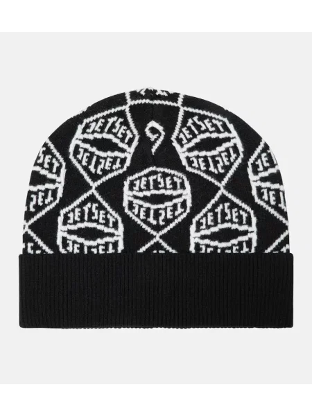 Czapka Jet Set wełniana czarna