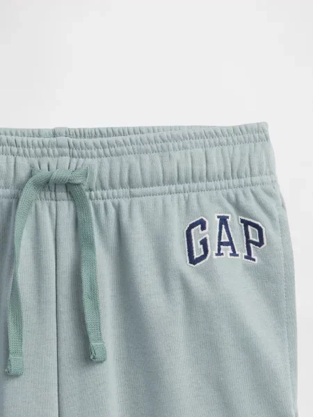 Pantaloni sport copii Gap alb