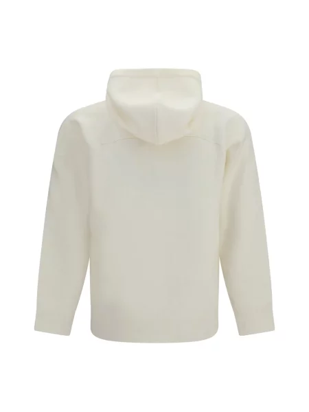 Bluza z kapturem C.p. Company wełniana z kapturem beżowa