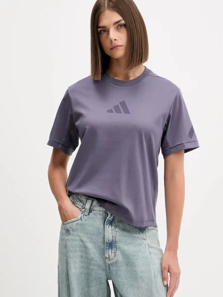 Тениска adidas adidas x Z.N.E виолетово
