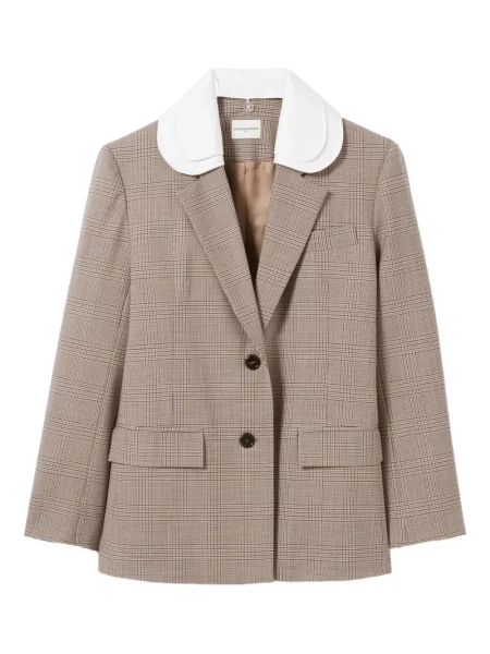 Sacou Claudie Pierlot în carouri cu imagine