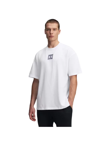 Тениска Under Armour HW OS BOX с принт бяло