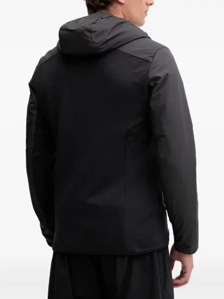 Geacă Jack Wolfskin cu glugă negru