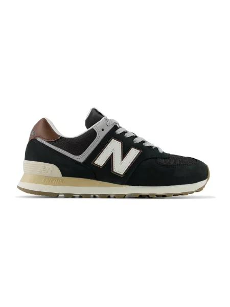 Sneakersy New Balance 574 skórzane czarne