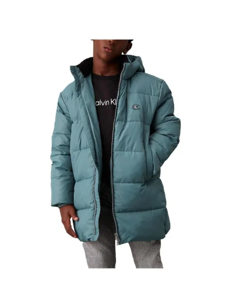 Geacă de blugi copii Calvin Klein Jeans verde