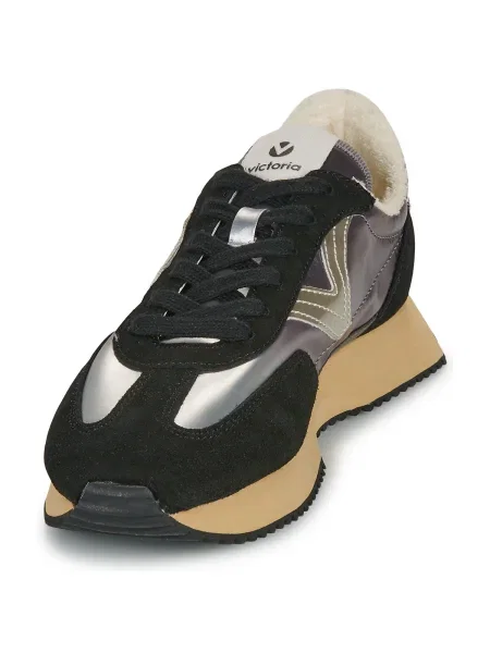 Pantofi Victoria argintiu