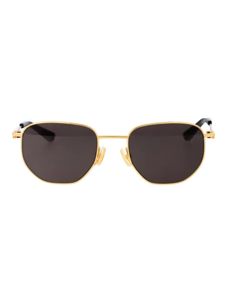 Bottega Veneta okulary przeciwsłoneczne złoty żółte