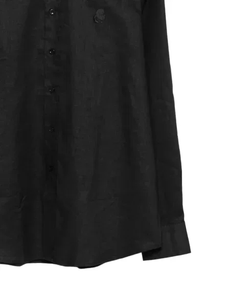 Cămașă Karl Lagerfeld cu broderie negru
