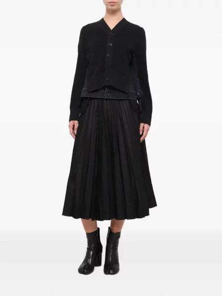 Cardigan Sacai tricotate negru