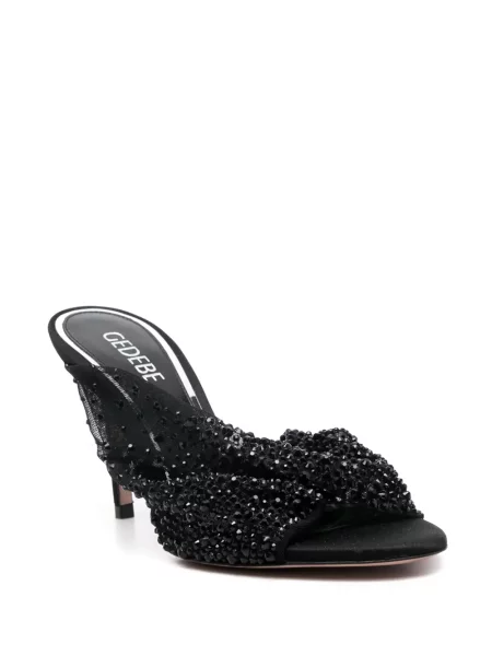 Papuci tip mules Gedebe negru