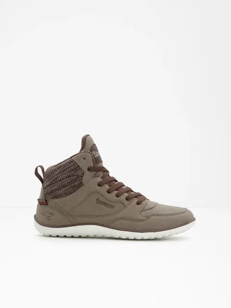 Buty barefoot marki Kangaroos z elastyczną podeszwą brązowe