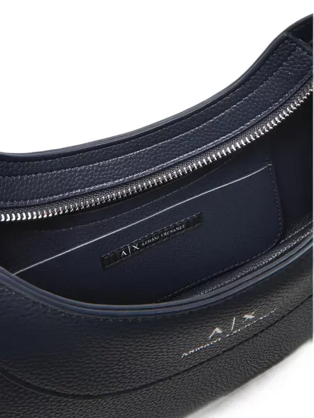 Geantă Armani Exchange cu imagine albastru