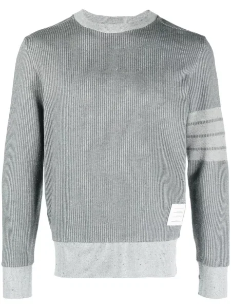 Hanorac crewneck Thom Browne gri